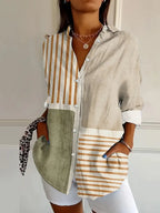 Ceravine™ Geometric Blouse