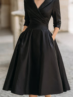 Althea™ | Elegant Midi Dress