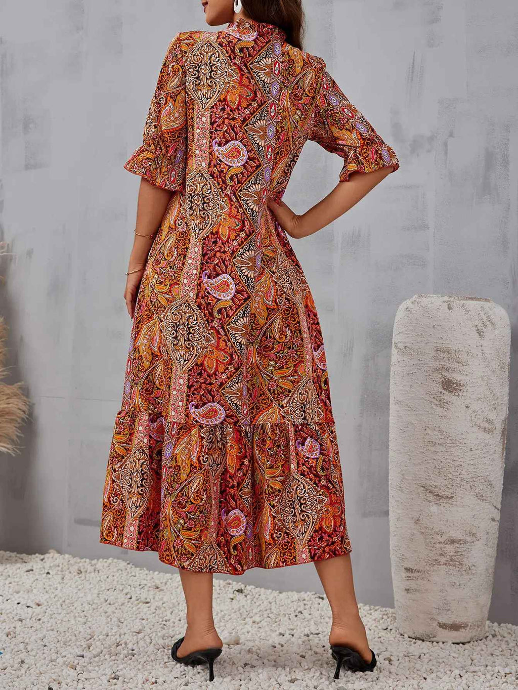 Harvienne™ | Elegant Midi Dress