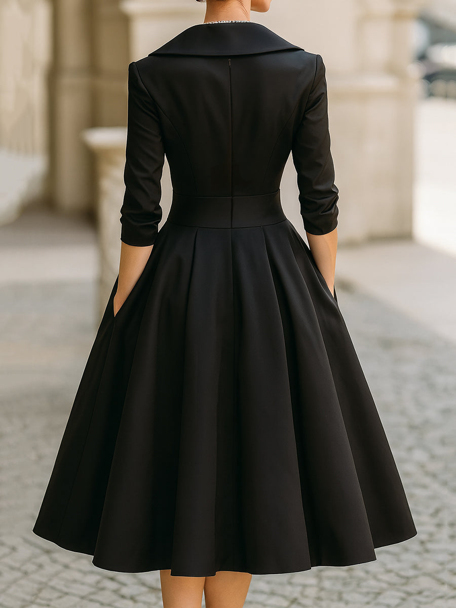 Althea™ | Elegant Midi Dress