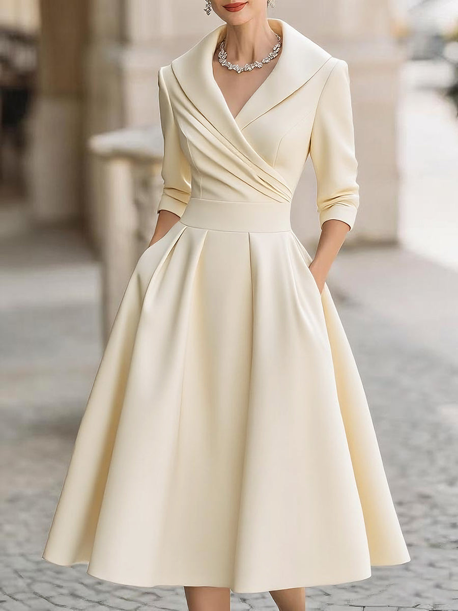 Althea™ | Elegant Midi Dress
