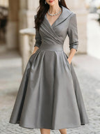 Althea™ | Elegant Midi Dress