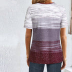 ZENARA™ | GRADIENT BLOUSE WITH RELAXED CASUAL FIT
