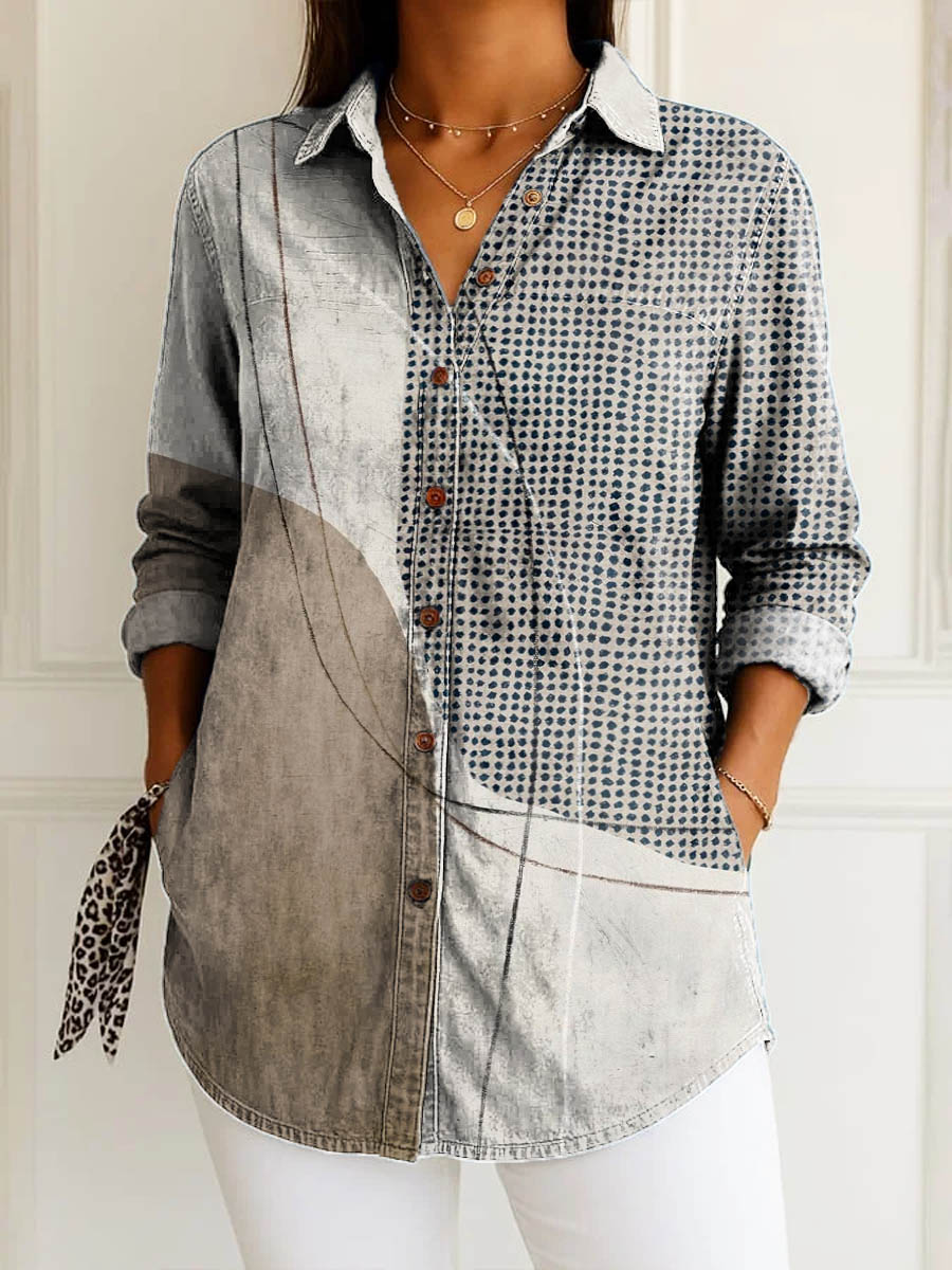 Aurelle™ Geometric Blouse