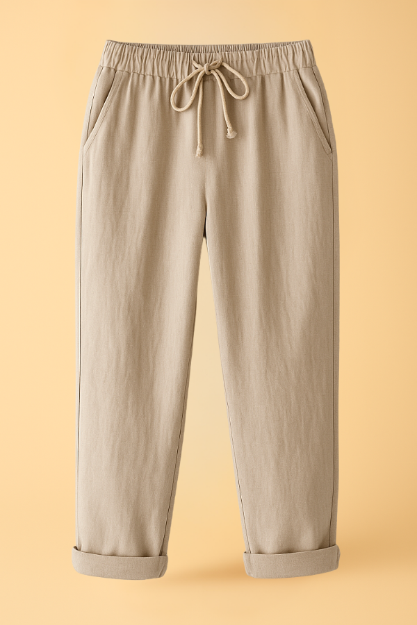 Emma | Cotton-Linen Trousers