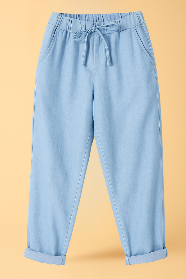Emma | Cotton-Linen Trousers