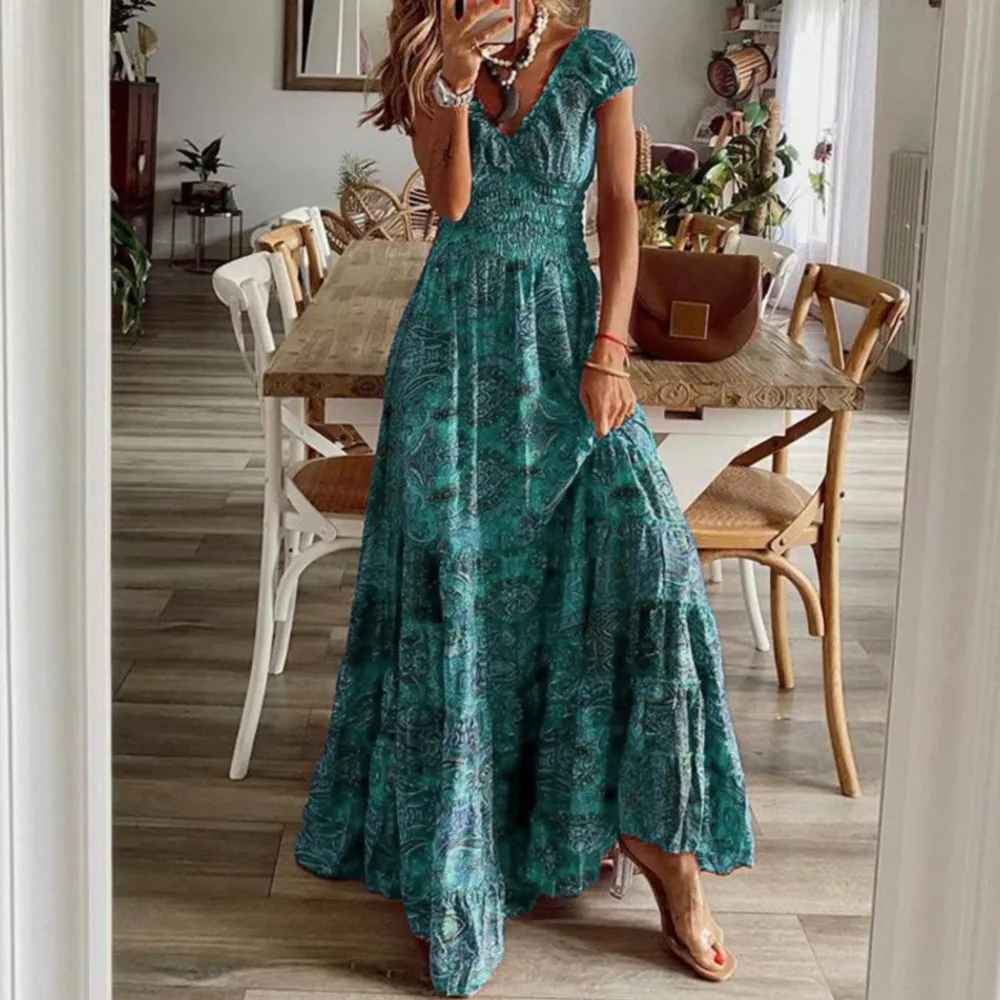 Harlowea™ | Elegant Bohemian Maxi Dress