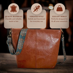 Linda - Vintage Charm Leather Shoulder Bag