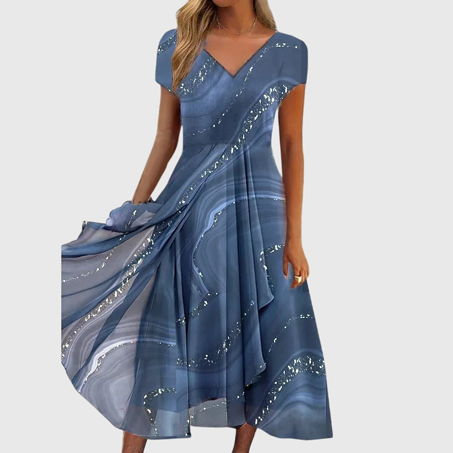 Miralune™ | Flowing Statement Evening Dress