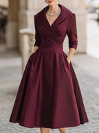 Althea™ | Elegant Midi Dress
