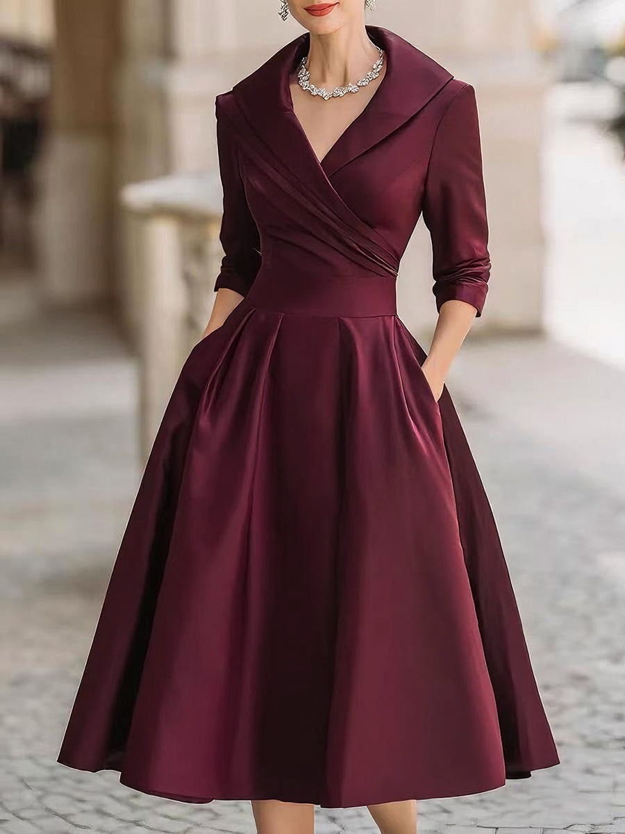 Althea™ | Elegant Midi Dress