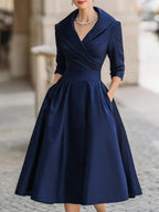 Althea™ | Elegant Midi Dress