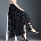 Florentine Mesh Midi Skirt