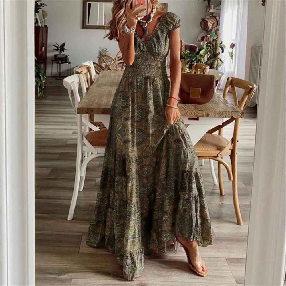 Harlowea™ | Elegant Bohemian Maxi Dress
