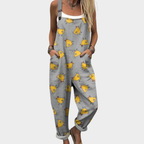 Comfortable Printed Dungarees