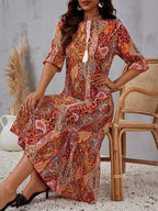 Harvienne™ | Elegant Midi Dress