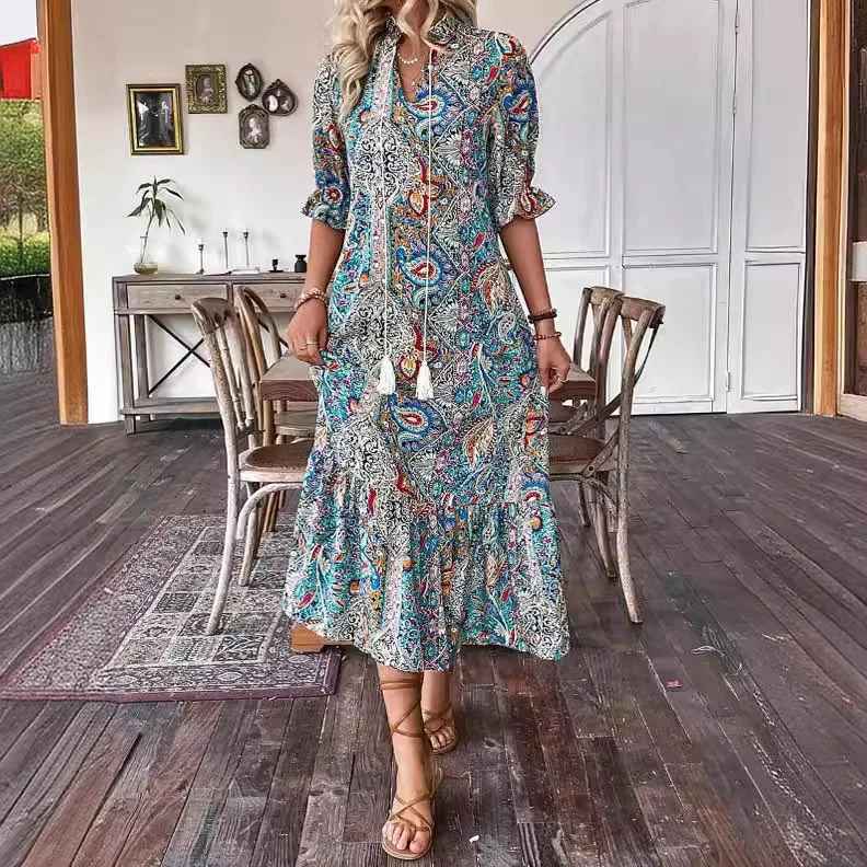 Harvienne™ | Elegant Midi Dress