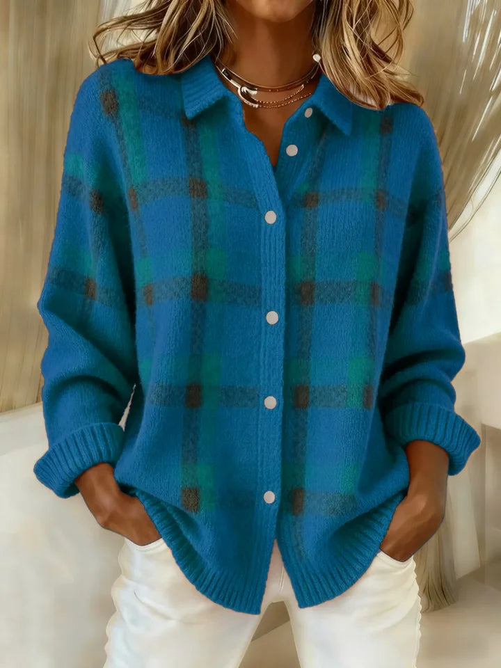 Olivia™ | Cloud-Soft Plaid Button-Up