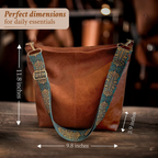 Linda - Vintage Charm Leather Shoulder Bag