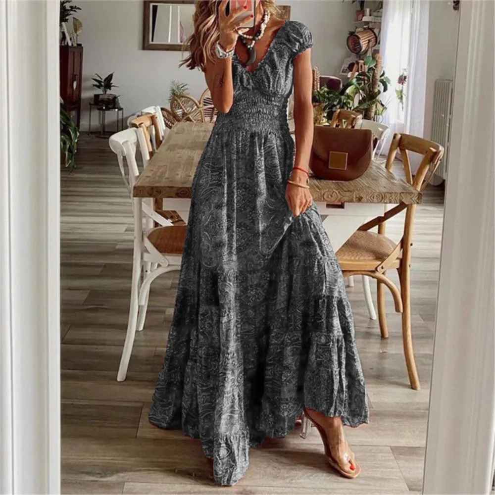 Harlowea™ | Elegant Bohemian Maxi Dress