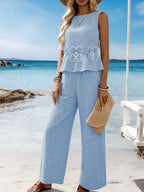 Megan | Elegant Gingham Set