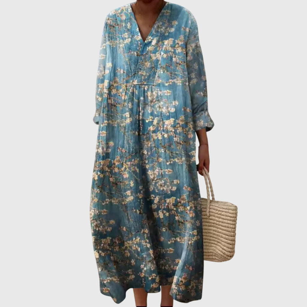 Matilda™ | Artistic Patchwork Midi Dress