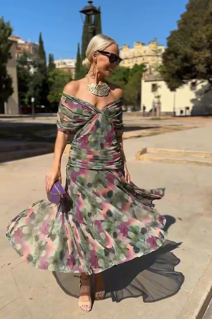 Isla™ | Flowing V-Neck Maxi Dress