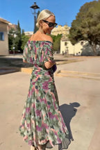 Isla™ | Flowing V-Neck Maxi Dress