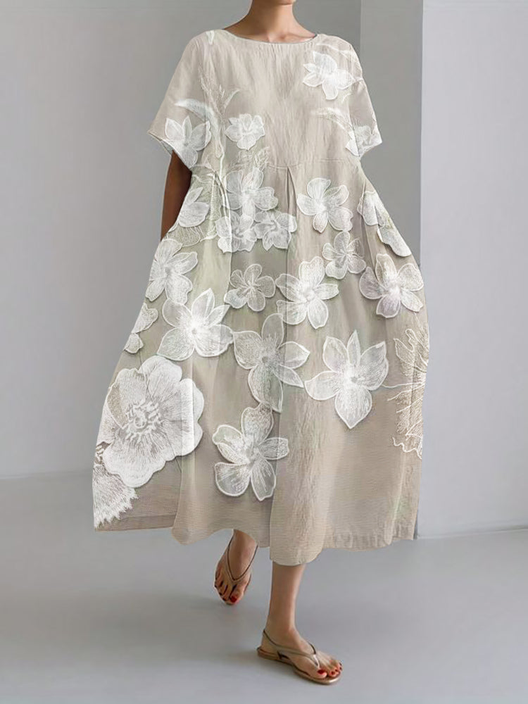 Aurora™ | Elegant Floral Print Dress