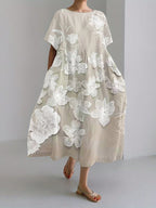 Aurora™ | Elegant Floral Print Dress