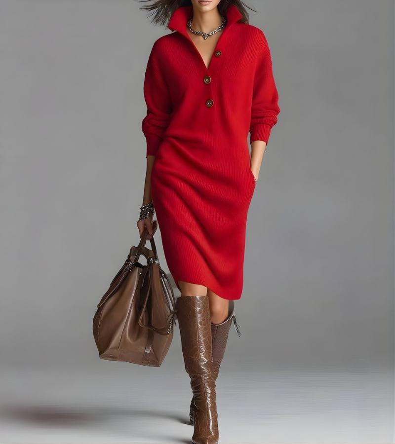 Zara™ Cozy Elegant Knit Dress