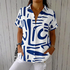 Arvo™ | Casual Abstract Summer Blouse
