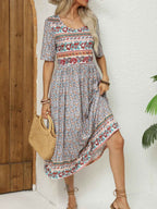 Harlora™ | Floral Midi Dress