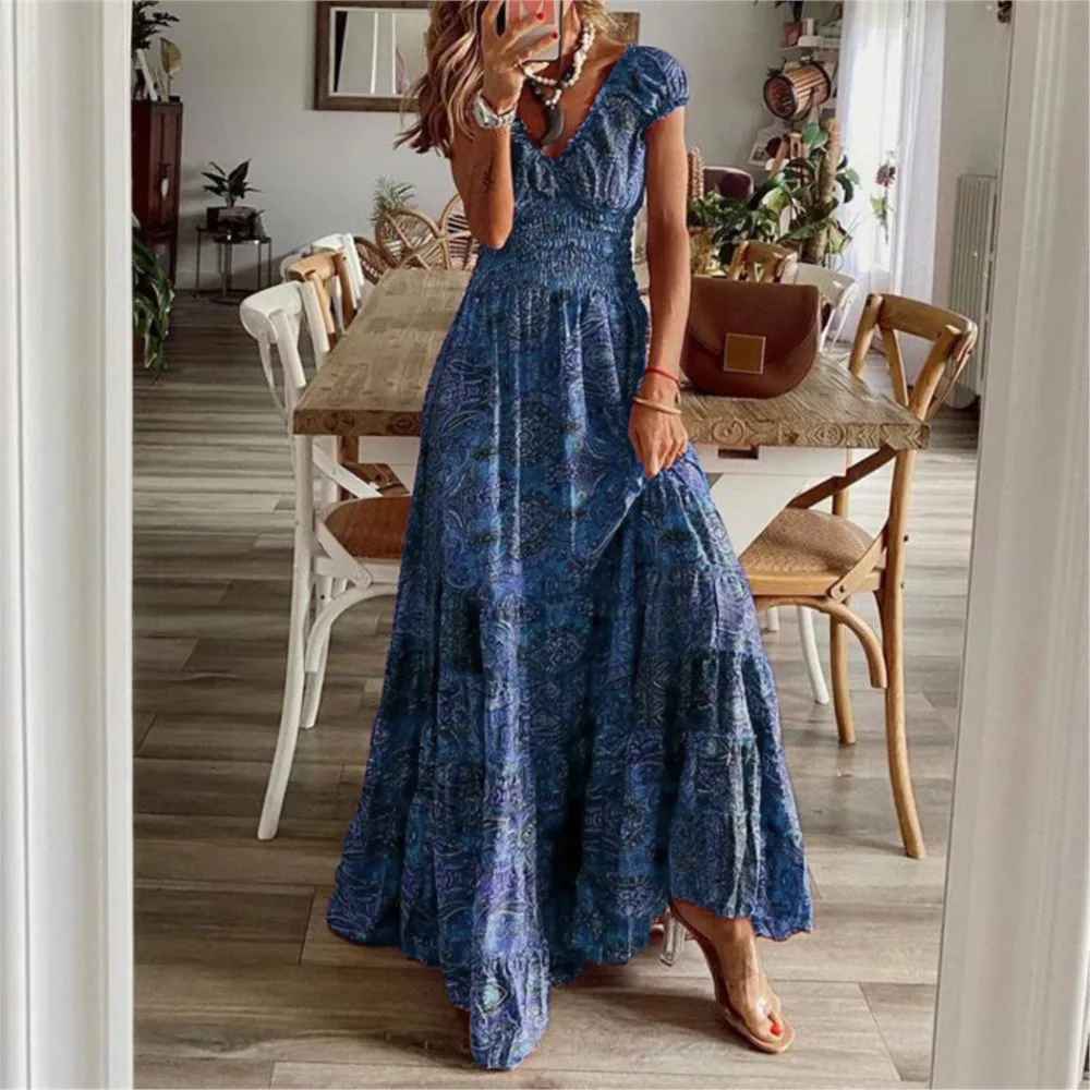 Harlowea™ | Elegant Bohemian Maxi Dress