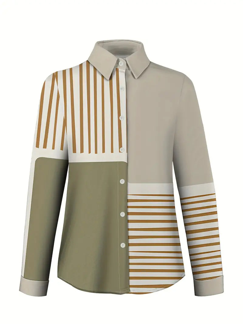 Ceravine™ Geometric Blouse