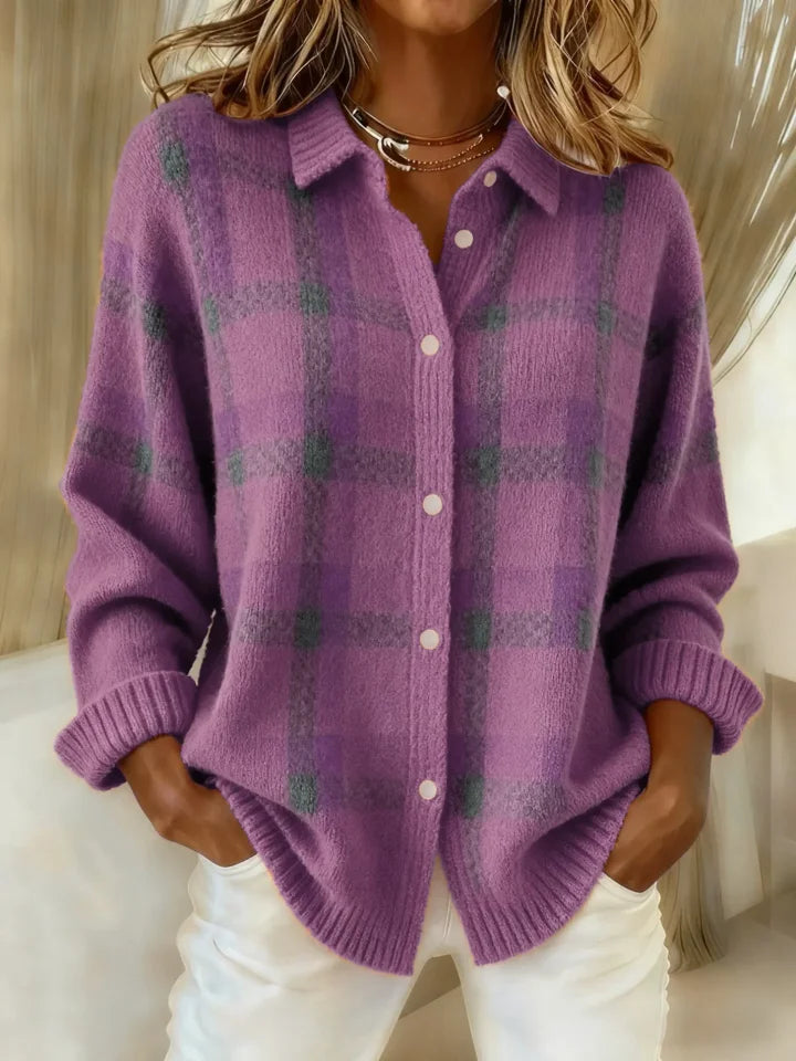 Olivia™ | Cloud-Soft Plaid Button-Up
