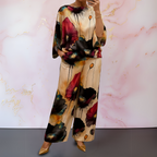Maelora | Satin Two-Piece Women's Set