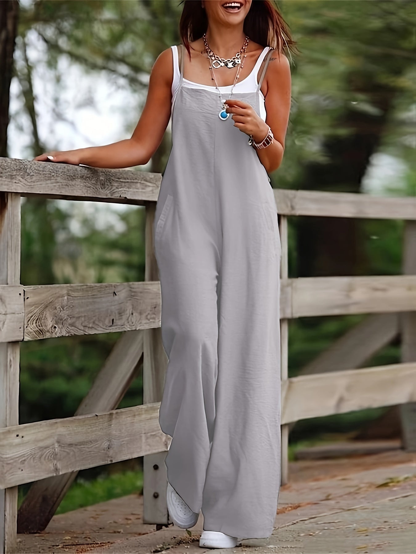 Bronwyn - Relaxed-Fit Wide-Leg Jumpsuit