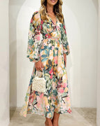 Taylor - Elegant Floral Maxi Dress