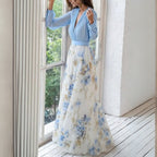 Dolores - Elegant Floral Maxi Dress