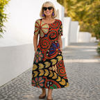 Robin | Floral Midi Dress