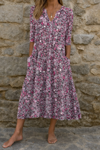 Harlow | Elegant Dress with V-Neck