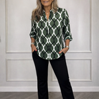 Janny™ | Casual Blouse with Long Sleeves and Elegant Pattern