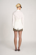 Liora™ | Tailored Wrap Shirt