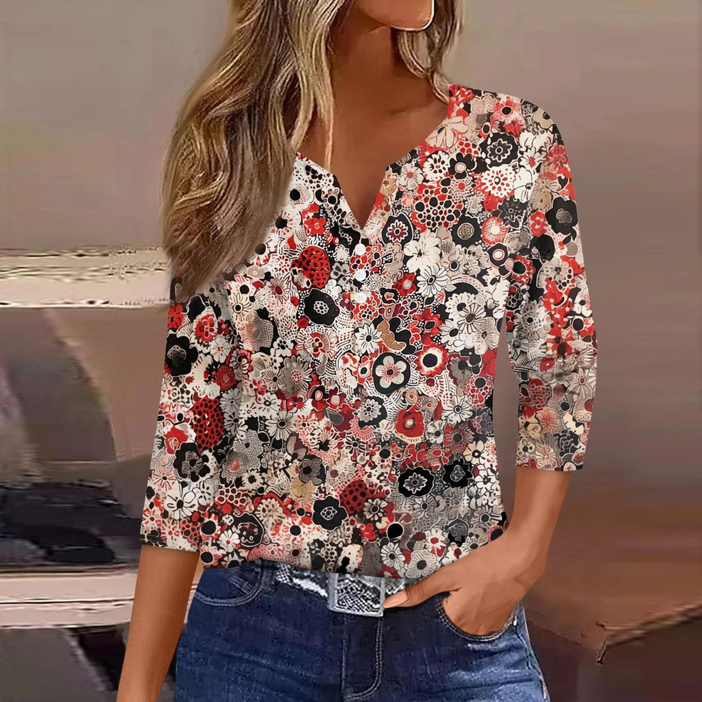 Harmina™ | Elegant Pattern Blouse