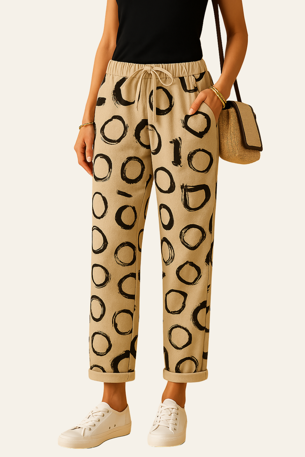 Emma | Cotton-Linen Trousers