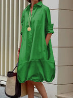 Alexandria | Classic Shirt Dress