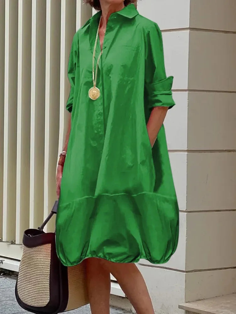 Alexandria | Classic Shirt Dress