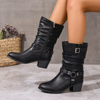 Warrina™ | Elegant Western Ankle Boots