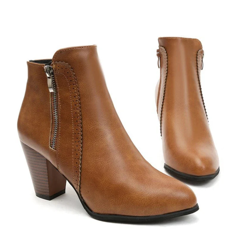 Yarrawa™ | Elegant Heeled Ankle Boots